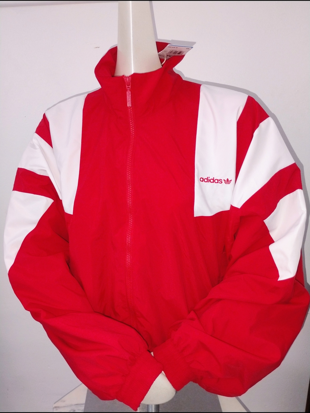 adidas Blocked Washed Zipped Tracktop